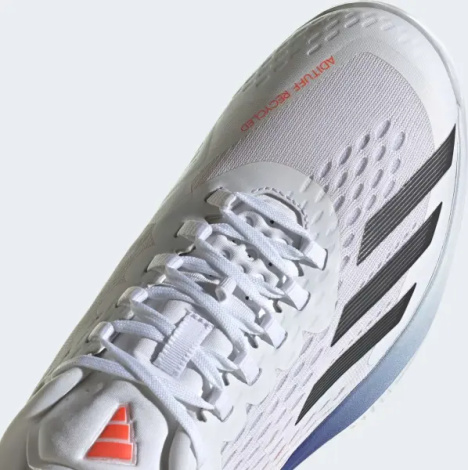 Кросівки тенісні Adidas ADIZERO CYBERSONIC біло-синьо-помаранчеві GY9634