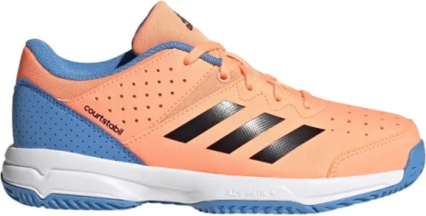 Кросівки тенісні дитячі Adidas COURT STABIL оранжево-блакитні GX3760