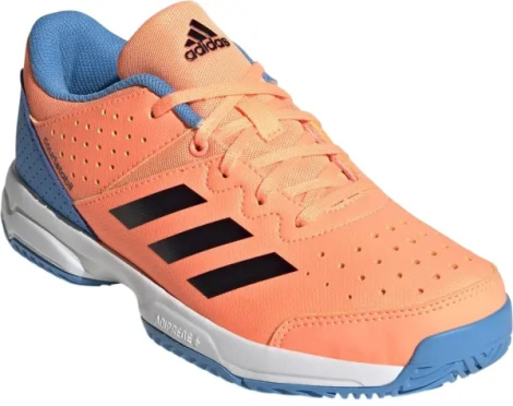 Кросівки тенісні дитячі Adidas COURT STABIL оранжево-блакитні GX3760