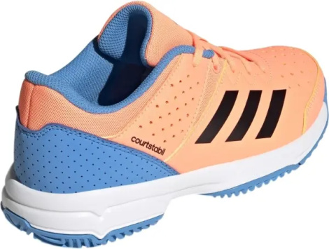 Кросівки тенісні дитячі Adidas COURT STABIL оранжево-блакитні GX3760