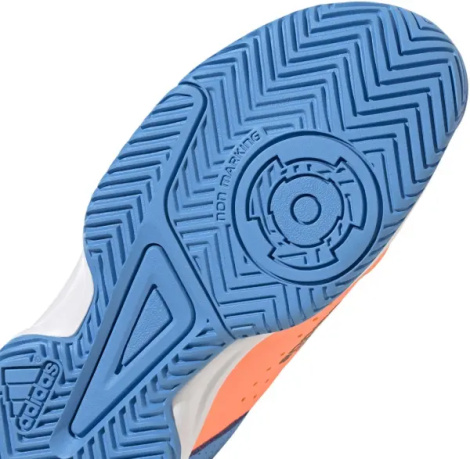 Кросівки тенісні дитячі Adidas COURT STABIL оранжево-блакитні GX3760