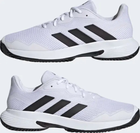 Кросівки тенісні Adidas COURTJAM CONTROL біло-чорні GW2984
