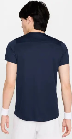 Футболка для тенісу Nike COURT VICTORY DRI-FIT темно-синя FZ6921-451