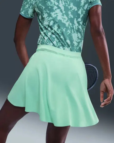 Спідниця для тенісу жіноча Nike COURT ACE ADVANTAGE DRI-FIT м'ятна FZ6726-353