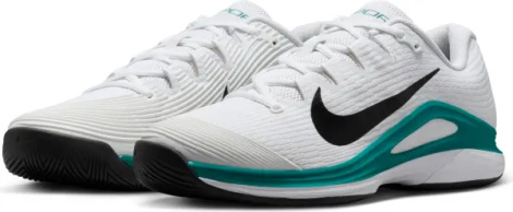 Кросівки тенісні Nike ZOOM VAPOR 12 HARD біло-зелено-чорні FV5552-104