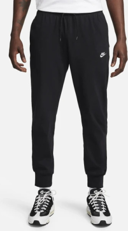 Спортивные штаны Nike M NK CLUB KNIT JOGGER черные FQ4330-010
