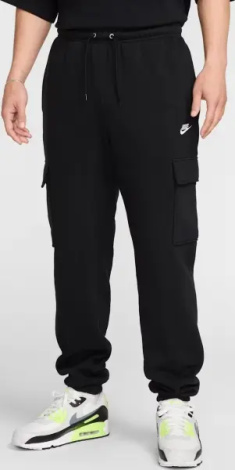 Спортивні штани Nike CLUB FLEECE CARGO чорні FN3805-010