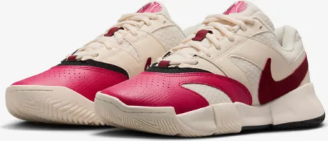 Кросівки тенісні жіночі Nike COURT LITE 4 бежево-рожево-бордові FD6575-103