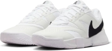 Кросівки тенісні жіночі Nike COURT LITE 4 біло-молочно-чорні FD6575-100