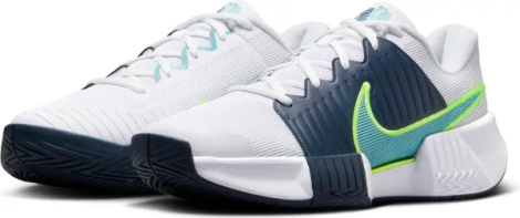 Кросівки тенісні Nike ZOOM GP CHALLENGE PRO HARD біло-темно-синьо-салатові FB3145-103