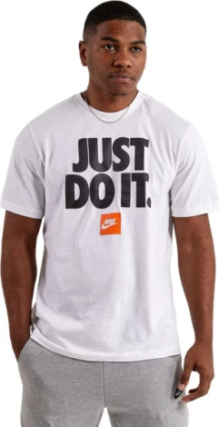 Футболка Nike M NSW TEE FRAN JDI VERBIAGE біла DZ2989-100