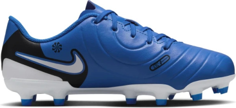 Бутсы детские Nike JR TIEMPO LEGEND 10 CLUB FG/MG сине-белые DV4352-400