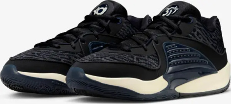 Кросівки баскетбольні Nike KD16 чорно-темно-сірі DV2917-003
