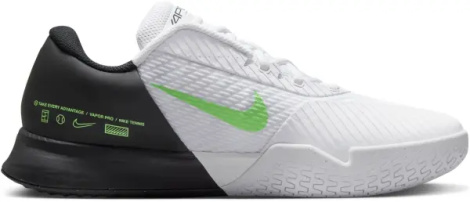 Кросівки тенісні Nike COURT AIR ZOOM VAPOR PRO 2 HARD біло-чорно-зелені DR6191-105
