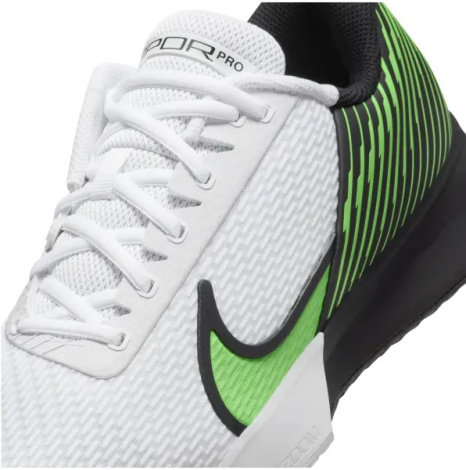 Кросівки тенісні Nike COURT AIR ZOOM VAPOR PRO 2 HARD біло-чорно-зелені DR6191-105