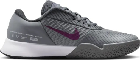 Кроссовки теннисные Nike COURT AIR ZOOM VAPOR PRO 2 HARD серо-фиолетовые DR6191-006