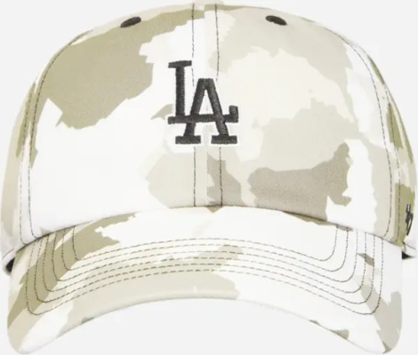 Кепка 47 Brand LOS ANGELES DODGERS DIGITAL STAR бело-бежевая DGTCU12PTS-GY