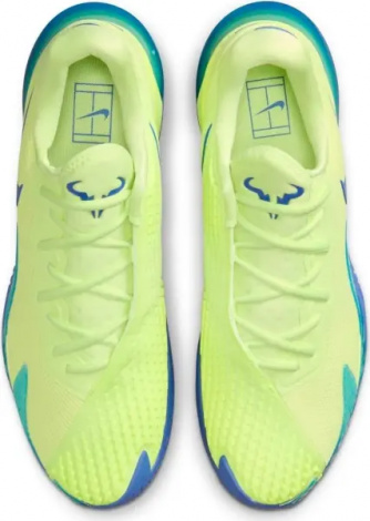 Кросівки тенісні Nike COURT ZOOM VAPOR CAGE 4 RAFA лаймово-сині DD1579-700