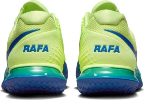 Кросівки тенісні Nike COURT ZOOM VAPOR CAGE 4 RAFA лаймово-сині DD1579-700