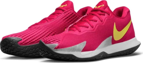 Кросівки тенісні Nike COURT ZOOM VAPOR CAGE 4 RAFA рожево-жовті DD1579-600