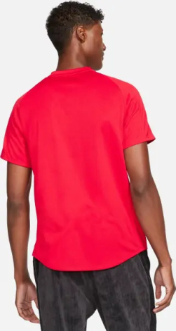 Футболка для тенісу Nike COURT DRI-FIT VICTORY червона CV2982-657