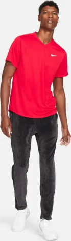 Футболка для тенісу Nike COURT DRI-FIT VICTORY червона CV2982-657