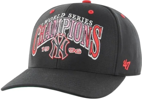 Кепка 47 Brand NEW YORK YANKEES ARCH CHAMP черно-красно-зеленая BCWS-ARCHM17CTP-BK