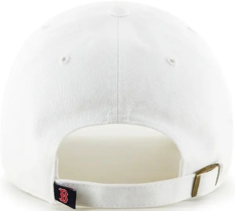 Кепка 47 Brand BOSTON RED SOX '47 CLEAN UP біло-червона B-RGW02GWS-WH