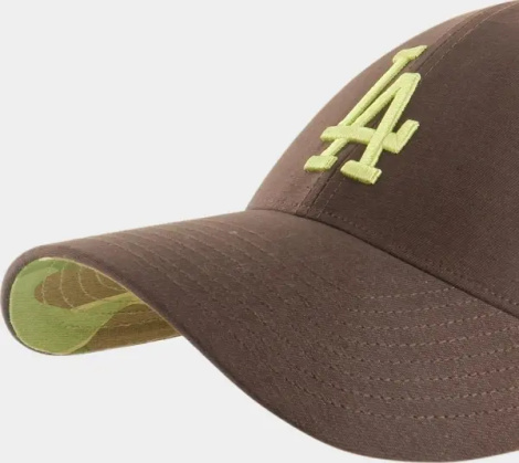 Кепка 47 Brand LOS ANGELES DODGERS FROG SKIN коричнево-желтая B-FRGMU12GWS-BW