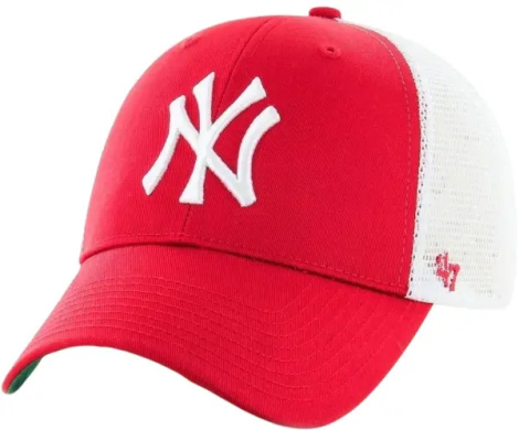 Кепка 47 Brand NEW YORK YANKEES BRANSON MESH красно-бело-зеленая B-BRANS17CTP-RD