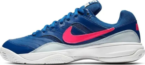 Кросівки тенісні жіночі Nike COURT LITE CLAY синьо-рожеві 845049-464