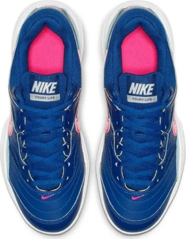 Кросівки тенісні жіночі Nike COURT LITE CLAY синьо-рожеві 845049-464