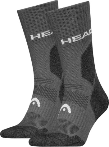 Шкарпетки Head HIKING ALL CLIMATES CREW 2P сіро-темно-сірі (2 пари) 701229024-002