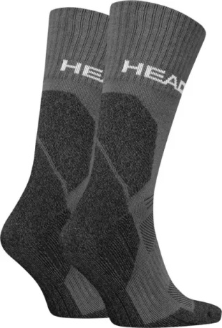 Шкарпетки Head HIKING ALL CLIMATES CREW 2P сіро-темно-сірі (2 пари) 701229024-002
