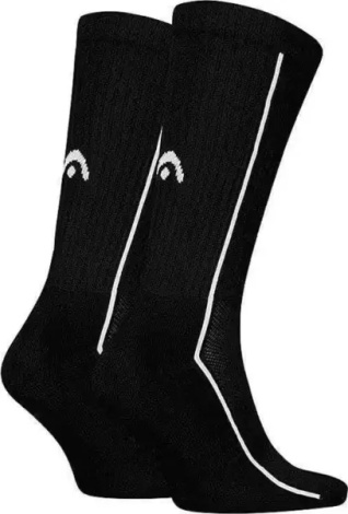 Носки Head ALL SPORTS PERFORMANCE CREW 2P черные (2 пары) 701229020-001