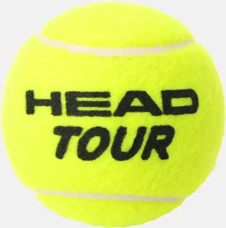 Набор мячей для тенниса Head TOUR 3 желтый (3 штуки) 570-703