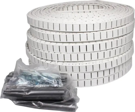 Линии для корта Merco PLASTIC TENNIS LINES GENIALA 1050 WIGTH 4 CM белые 3127