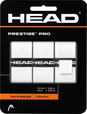 Обмотка для ракеток Head PRESTIGE PRO OVERWRAP белая (3 штуки) 282-009 wh