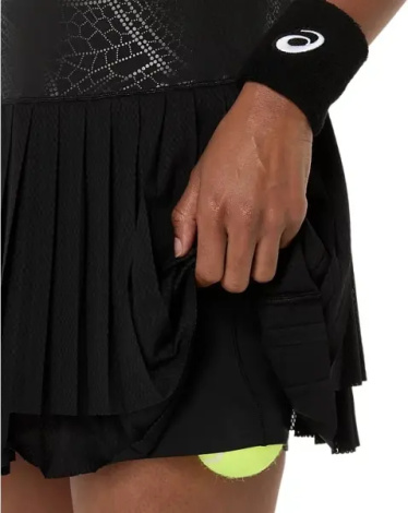 Платье для тенниса женское Asics MATCH DRESS NIGHT ENERGY черное 2042A386-001