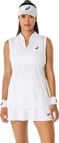 Майка для тенниса женская Asics COURT TANK белая 2042A370-100