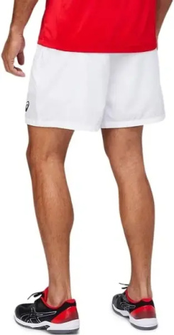 Шорти для тенісу Asics COURT GRAPHIC SHORT біло-оранжево-чорні 2041A175-100