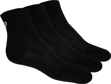 Носки Asics QUARTER черные (3 пары) 155205-0900