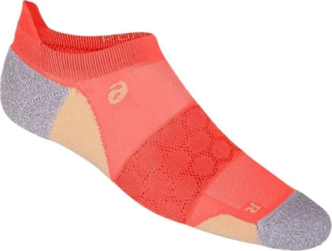 Носки Asics ROAD NEUTRAL PED SINGLE TAB кораллово-персиково-серые 150227-0698