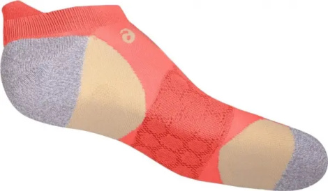 Носки Asics ROAD NEUTRAL PED SINGLE TAB кораллово-персиково-серые 150227-0698