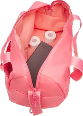 Сумка спортивна жіноча Under Armour STUDIO LITE DUFFLE 26L рожева 1388915-600