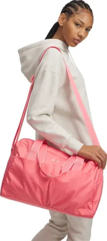 Сумка спортивна жіноча Under Armour STUDIO LITE DUFFLE 26L рожева 1388915-600