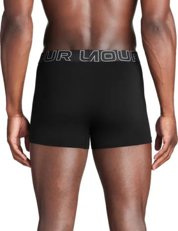 Трусы (боксерки) Under Armour PERFORMANCE COTTON 3IN 3-PACK BOXERJOCK черные, оливковые (3 штуки) 1383891-005