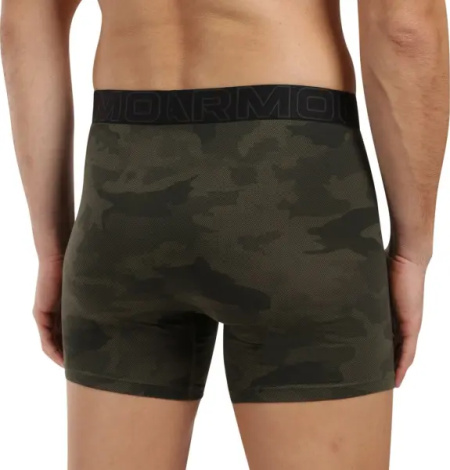 Труси (боксерки) Under Armour PERFORMANCE COTTON 6IN 3-PACK PRINTED BOXERJOCK камуфляжні, хакі, чорні (3 штуки) 1383890-392