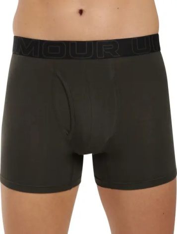 Труси (боксерки) Under Armour PERFORMANCE COTTON 6IN 3-PACK PRINTED BOXERJOCK камуфляжні, хакі, чорні (3 штуки) 1383890-392