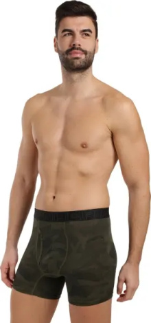 Труси (боксерки) Under Armour PERFORMANCE COTTON 6IN 3-PACK PRINTED BOXERJOCK камуфляжні, хакі, чорні (3 штуки) 1383890-392